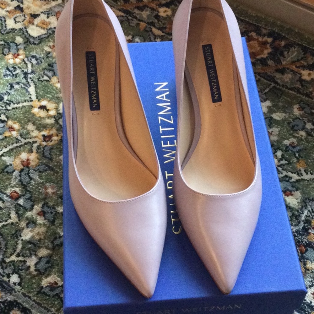 NEW! Stuart Weitzman Women's Purple Heels - Picture 3 of 6